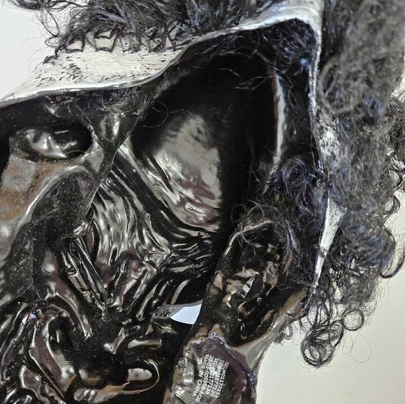 California Costumes Scary Clown Halloween Mask with Attached Wig - Picture 5 of 6